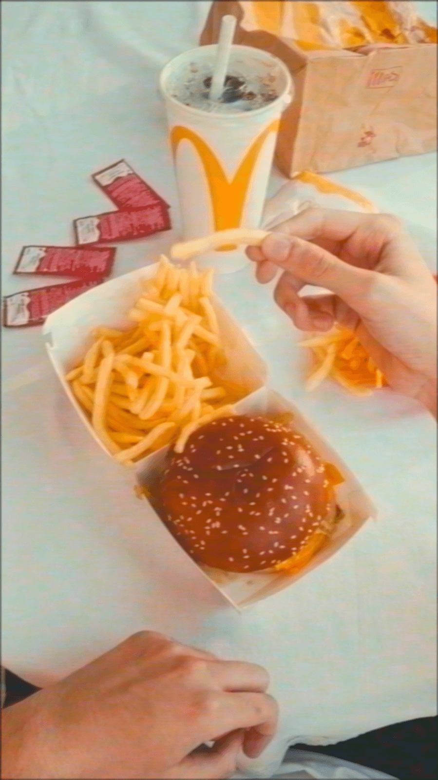 McDonald's food and beverage photography by Saad Nadeem, Dubai