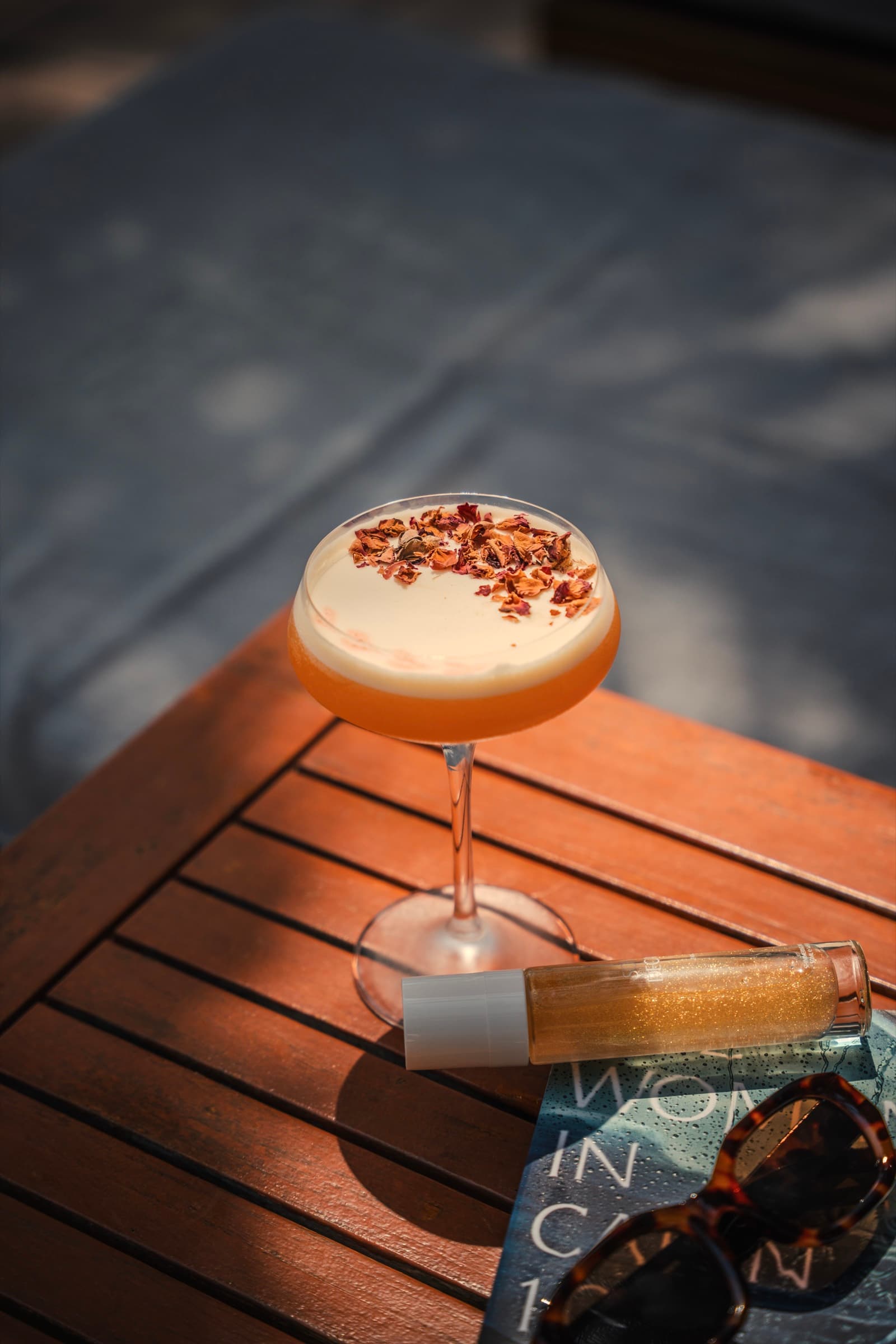 Peaches & Cream food and beverage photography by Saad Nadeem, Dubai