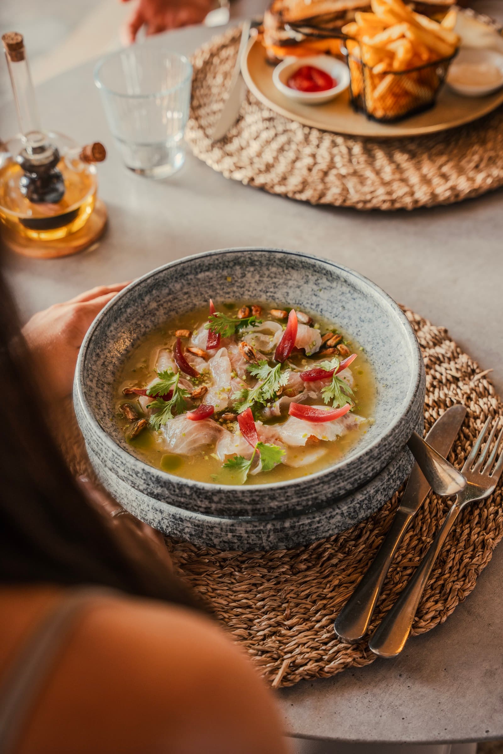 Peaches & Cream food and beverage photography by Saad Nadeem, Dubai