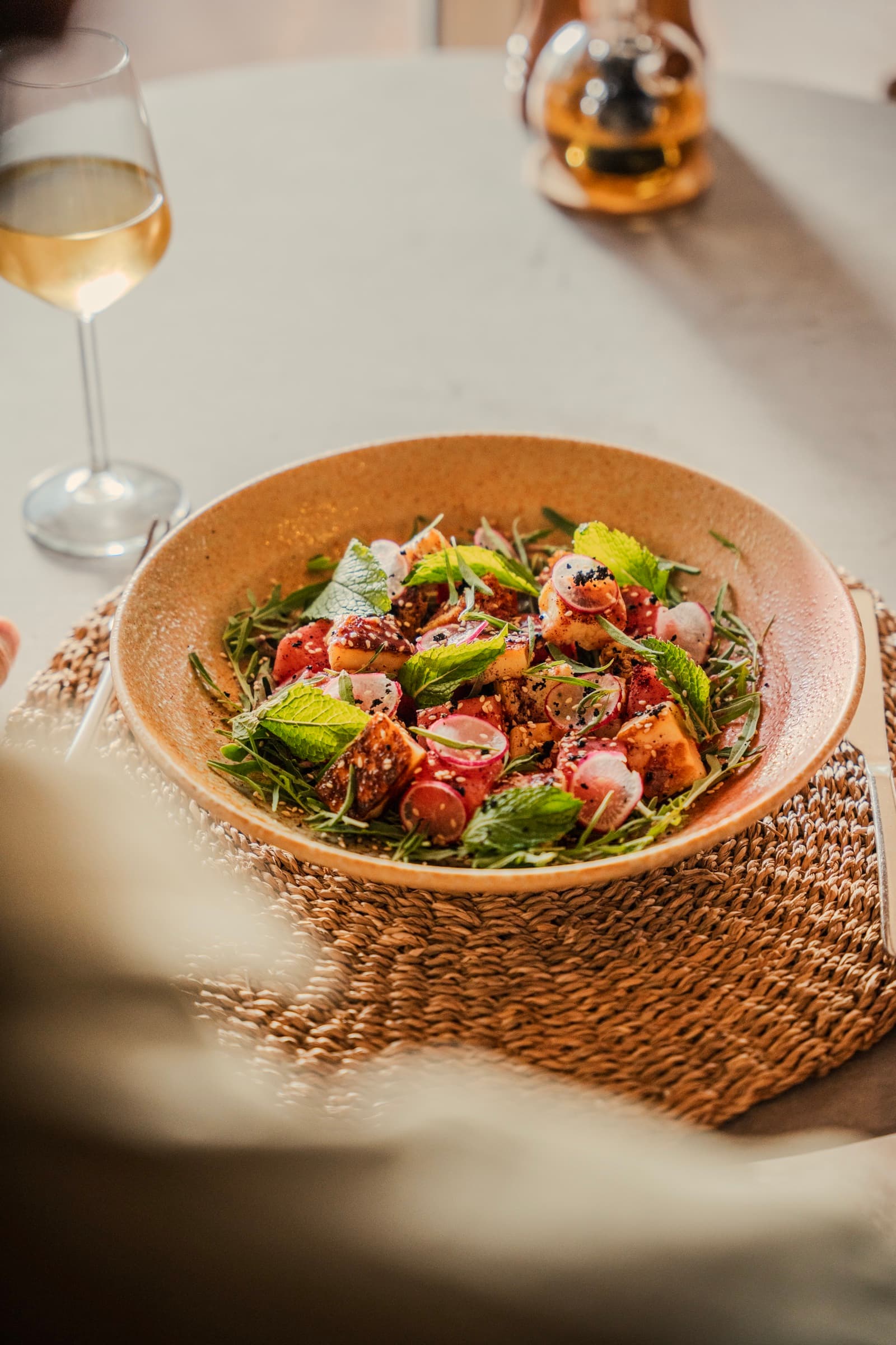 Peaches & Cream food and beverage photography by Saad Nadeem, Dubai